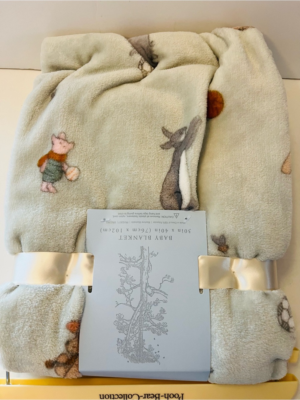 Winnie the Pooh & Adirondack Baby by Berkshire Lot of 2 Baby Blankets Car Sports - Picture 11 of 12